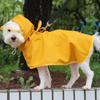 Dog Raincoat with Clear Hood Poncho Rain Jacket for Small Medium Dogs