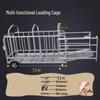 Pig Catching and Transport Cage: Weighing, Loading, and Fattened Sow Cage Cart