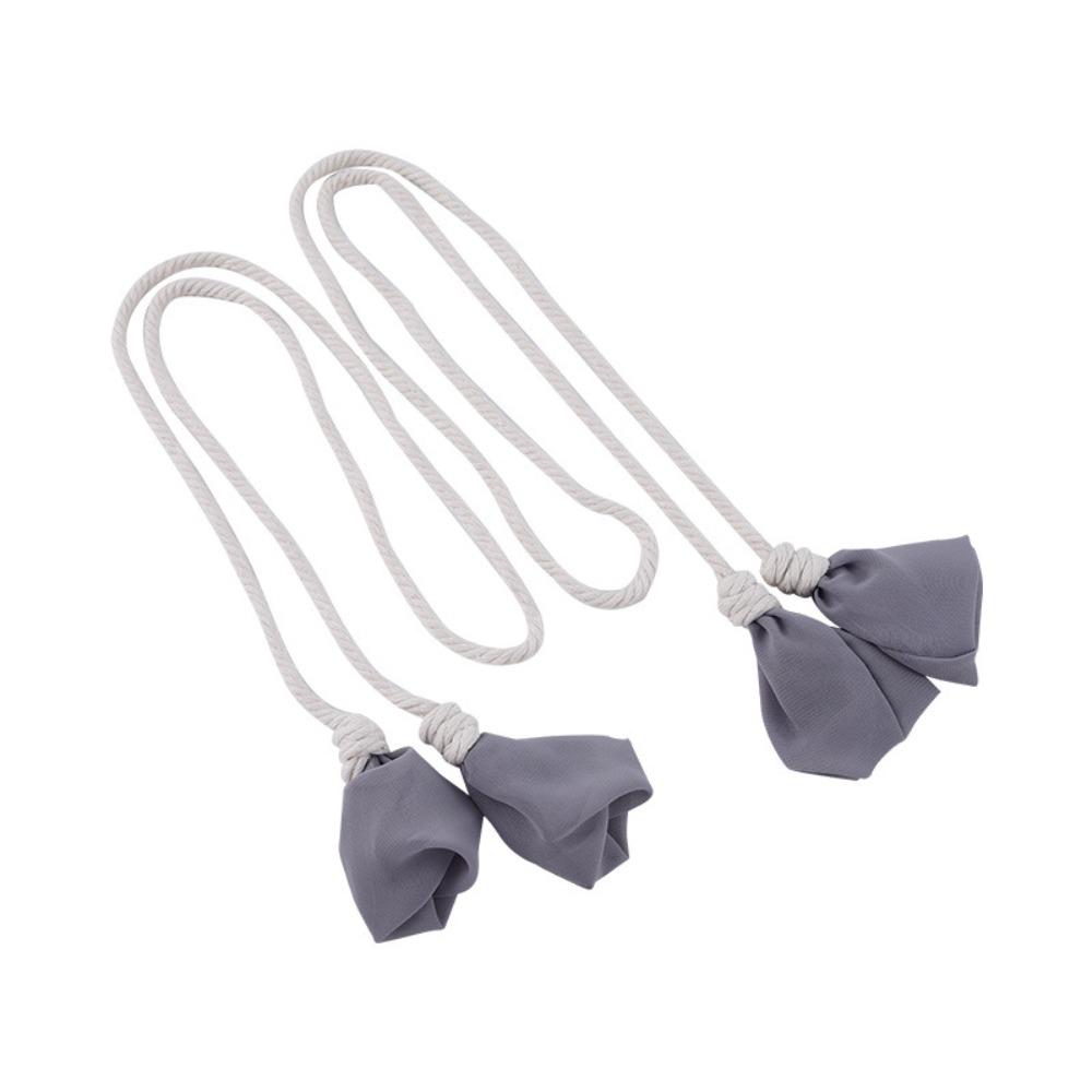 2PCS Elegant Curtain Tieback Minimalist Curtains Tie Rope Trendy Tulip Curtain Straps Home Decor