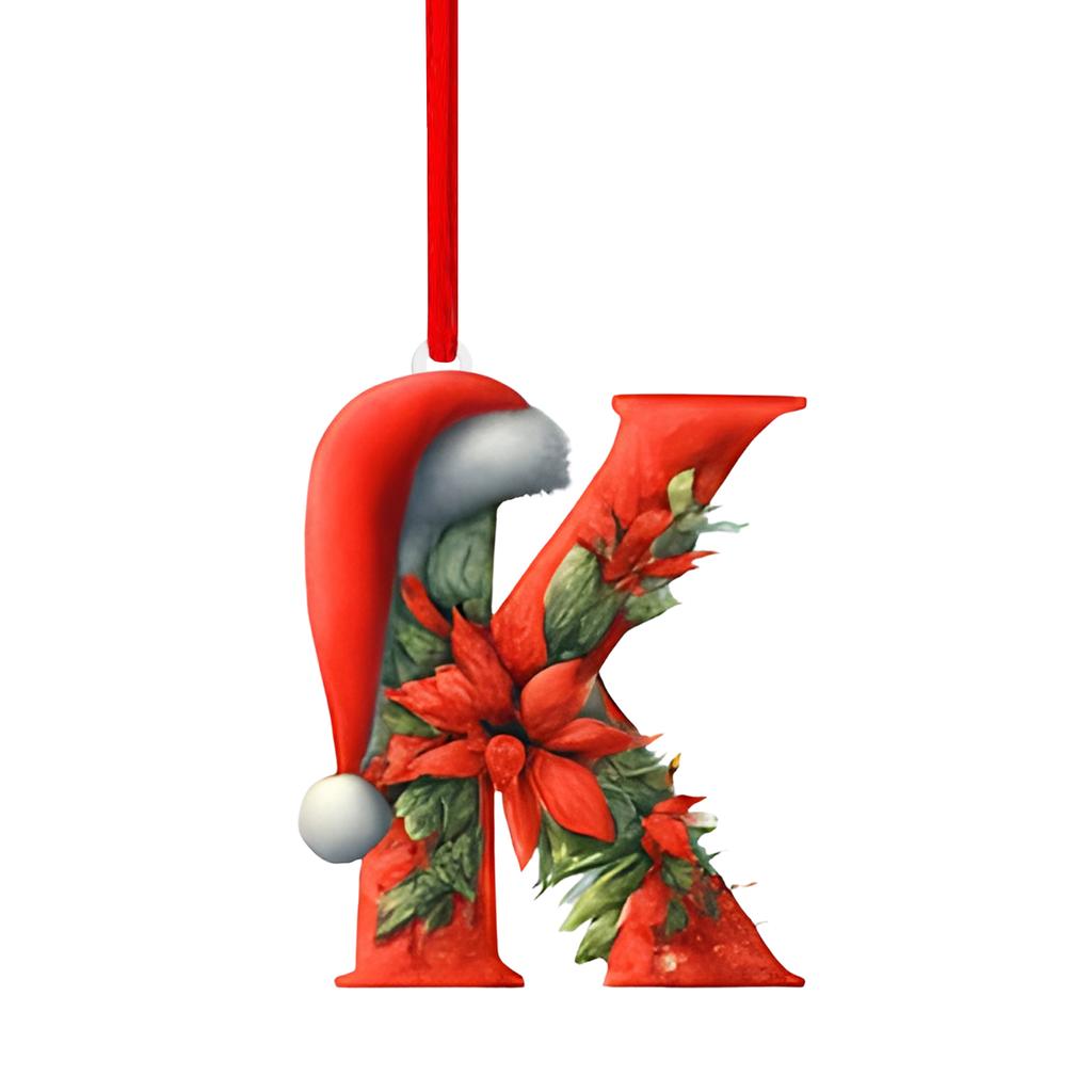 26 Letter,Christmas,Ornaments,Acrylic,1