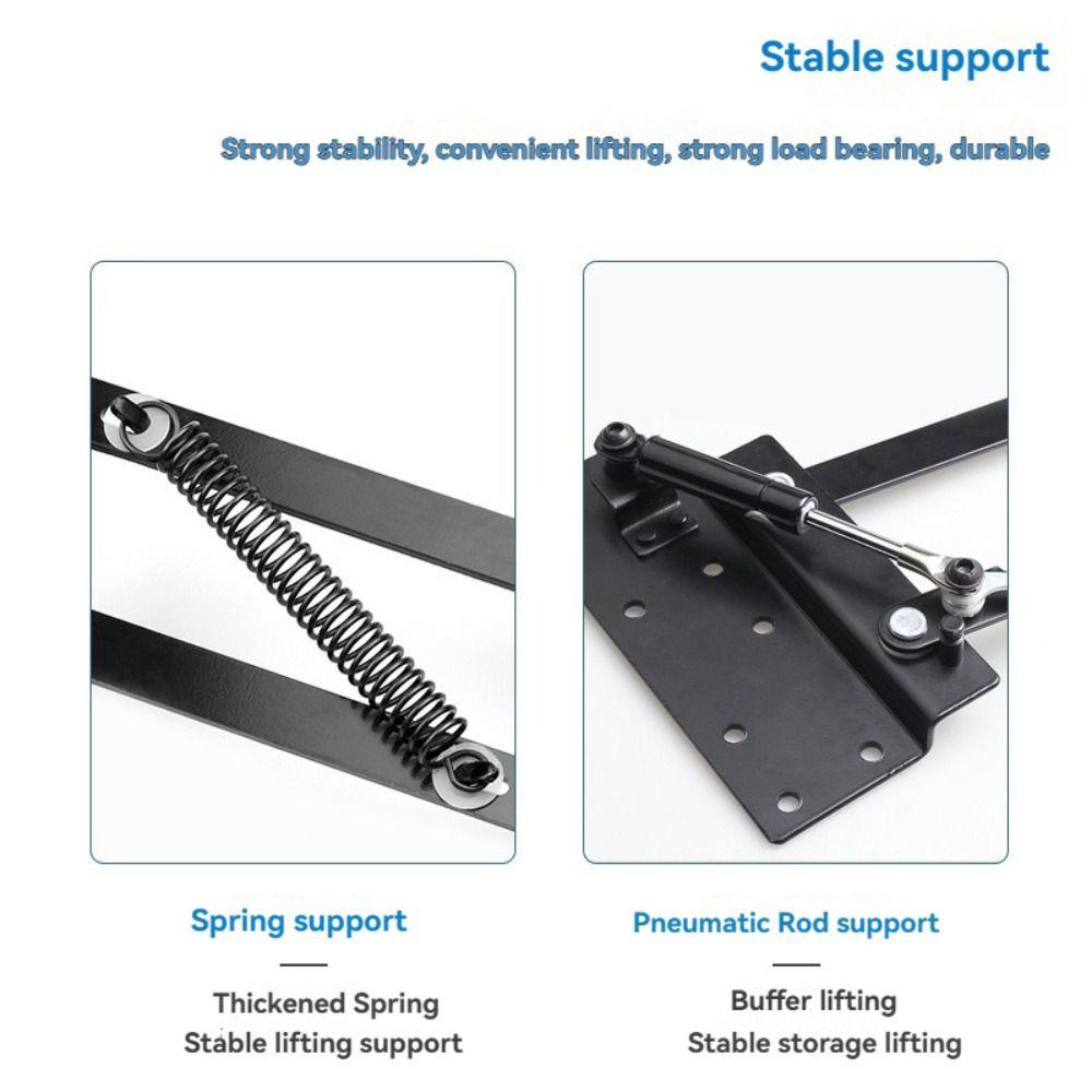 1 пара металлических гидравлических петель, практичные подъемники для крышек столов, фурнитура, петли для чайного журнального столика