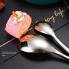 Утолщенный набор из нержавеющей стали, нож и ложка, столовые приборы, ресторанный стейк, нож для отеля, ложка, практичный, благородный, прочный