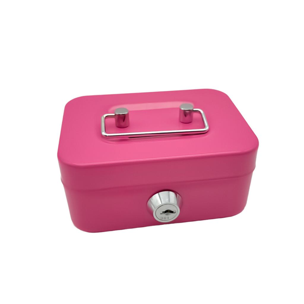 Детская касса с замком, креативная прочная копилка-органайзер, жестяная банка для денег, подарки детям на день рождения, Новый год