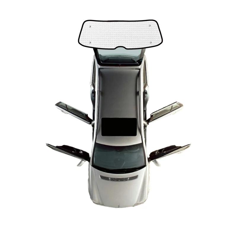 Полностью закрывающие солнцезащитные козырьки для VW Volkswagen Transporter T5 Caravelle Multivan Doubleback LWB 2003~2015 Потертые аксессуары для автомобильных козырьков