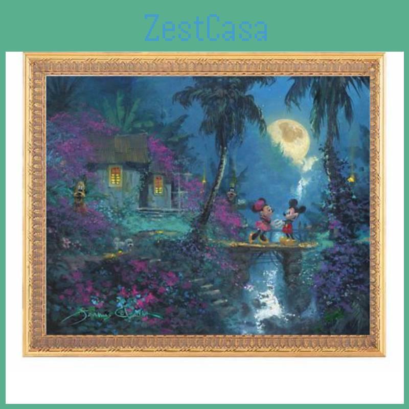 Холст Принцесса Русалка Настенное Искусство Современная Сказка Спальня Детская Комната Декоративная Картина Основной Материал