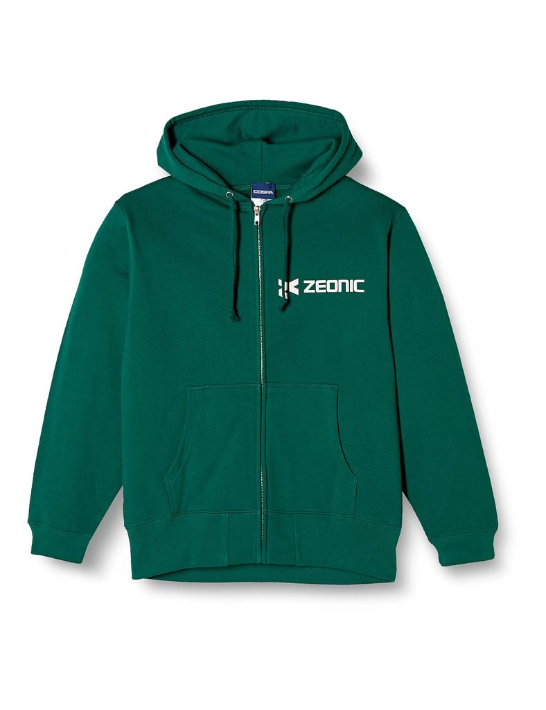COSPA Mobile Suit Gundam Zeonic Zip Hoodie, Ivy Green, Size Small