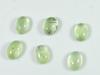 15Cts. Натуральный зеленый пренит овальный кабошон драгоценный камень 06 шт. лот 06X09MM RQ-1926