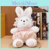 Rabbit Stuffed Compact Animal With Ultra Soft Short Pile Fabric Kids Idea Gift
