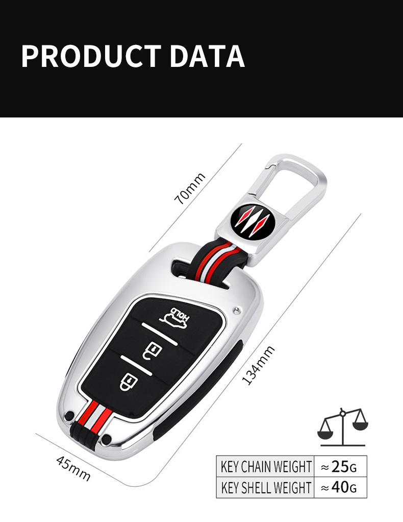 Чехол для ключа автомобиля Крышка Корпус Держатель брелока Для Hyundai Grand Santa Fe IX45 GENESIS EQUUS AZERA 2013 2014 2015 2016 Аксессуары для брелока