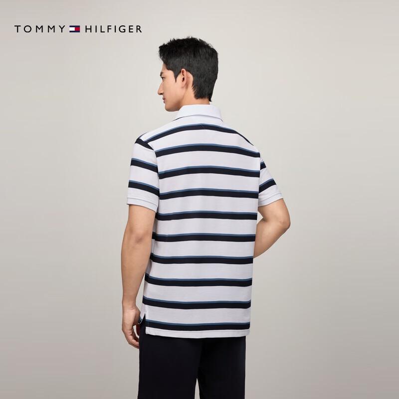Tommy Hilfiger Мужская поло из пике с полосками
