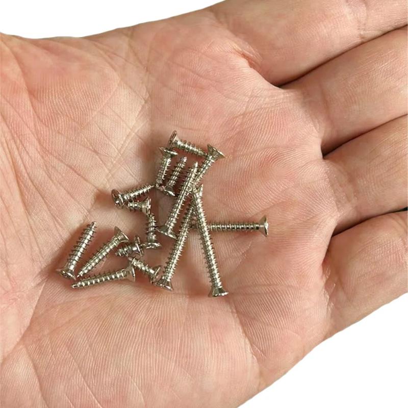 800Pcs Self Tapping Wood Screws Set, M2 Flat Head Sheet Metalscrew, Self Tapping Screws Assortment Kit