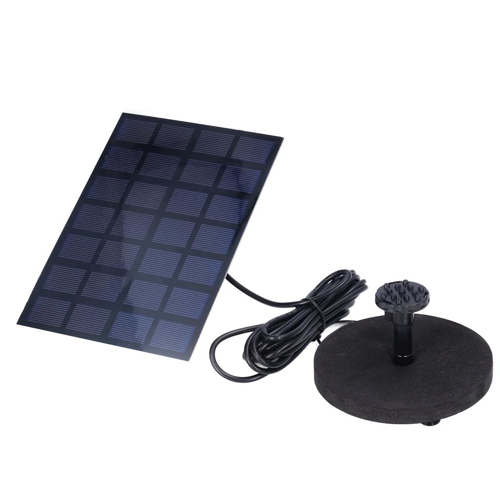 Solar Fountain Multifunctional Solar Powered Floating Fountain for Birdbath Pond Pool Fish Tank 7V