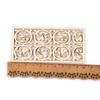 5Pcs/set Hollow Rectangle Wood Crafts For DIY Scrapbook Wooden Slices Embellishment Home Decorations Handmade Ornaments