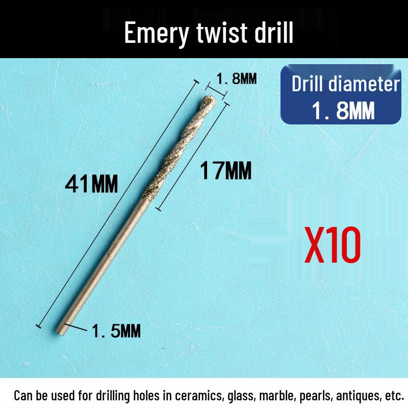 Jade Grouting & Tile Drill Bit - Hollow Needle Design for Precision