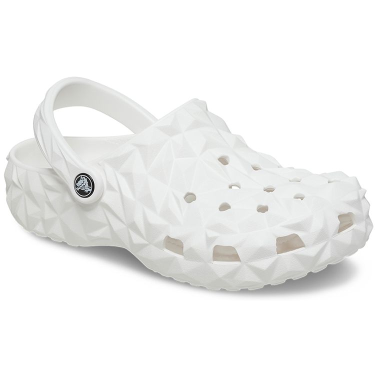 Crocs Классические геометрические клоги Унисекс Клоги Белые 209563-100