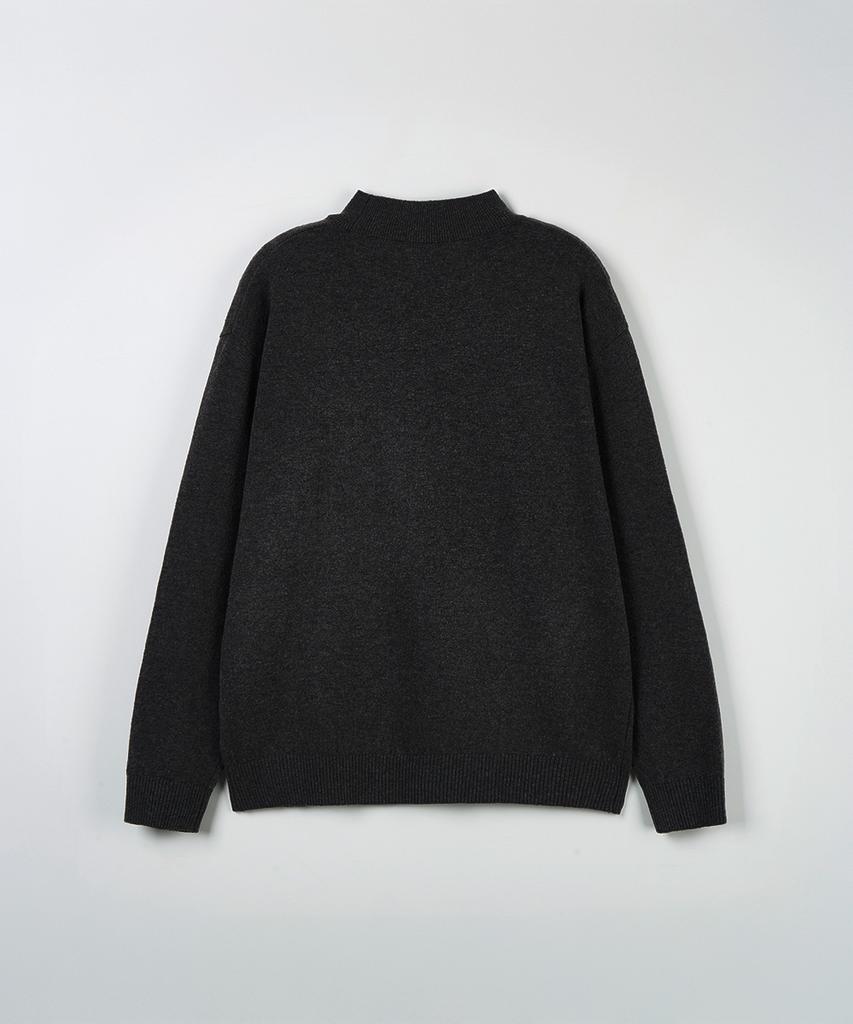NODU Mock Neck Mock Neck Knit [Black]