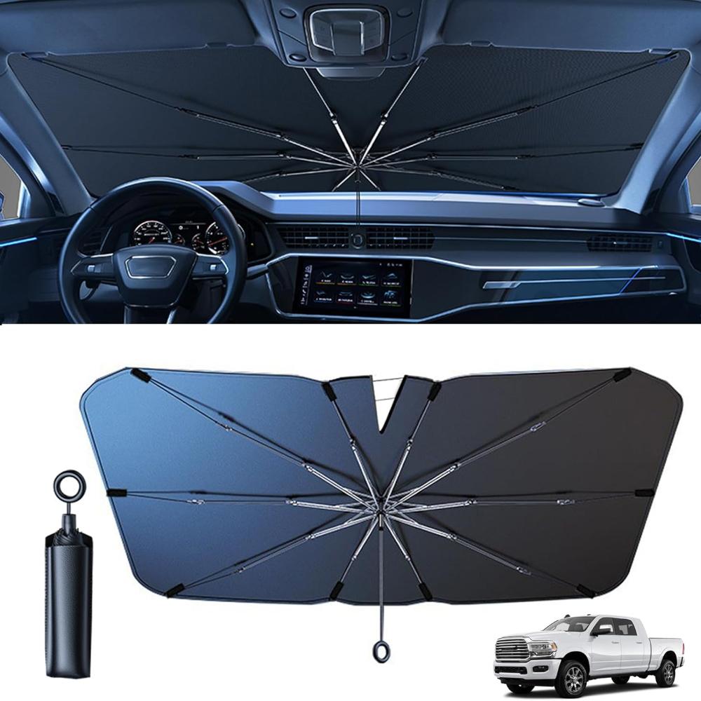 Обновленное лобовое стекло автомобиля с солнцезащитным козырьком на шнурке, складной автомобильный солнцезащитный козырек на выбор шести размеров