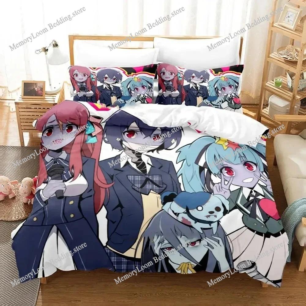3D Печать Аниме Zombieland Saga Комплект постельного белья Мальчики Девочки Размер Twin Queen Пододеяльник Наволочка Постель Дети Взрослые Домашний текстиль
