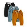 Baby Boys Pants Infant Harem Pants Toddler Active Joggers Pants Casual Athletic Trousers Solid Color Pocket Bottoms