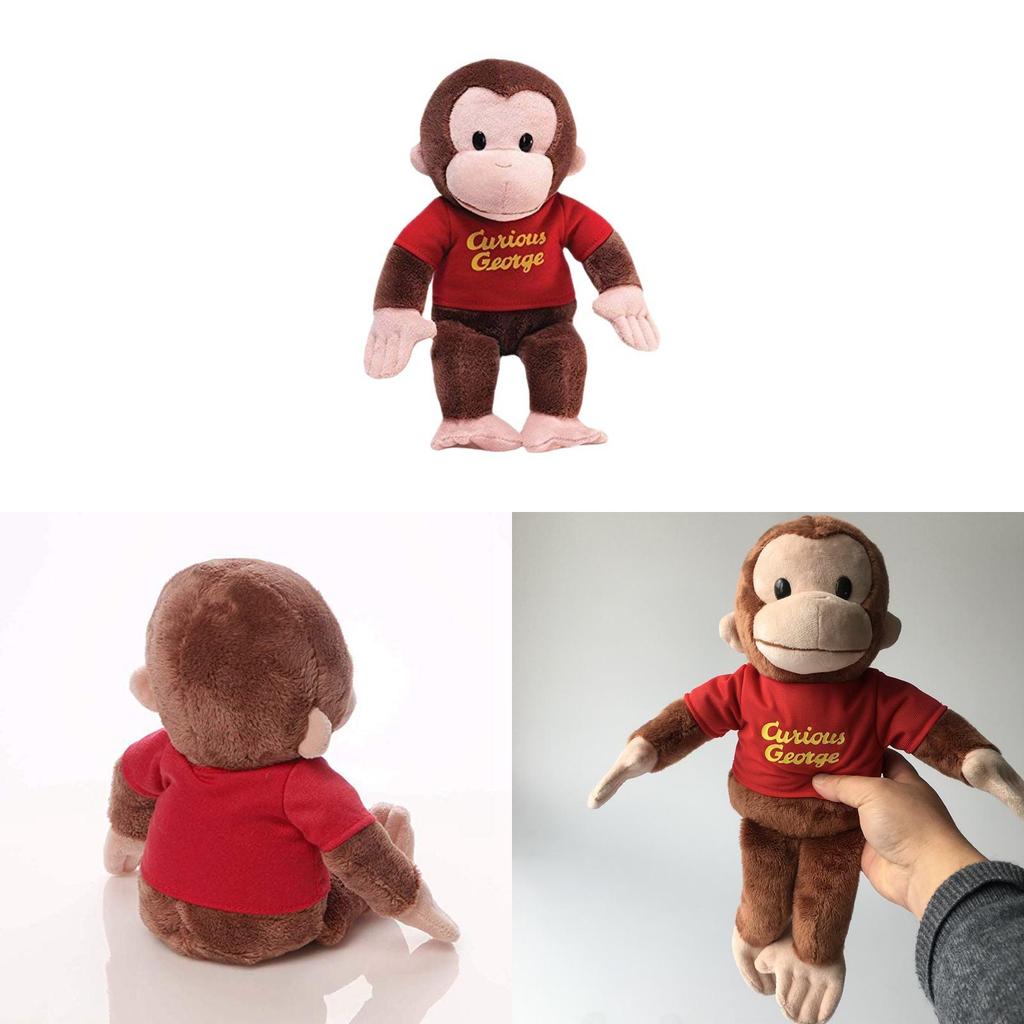 Curious George Monkey Plush Figure With Ultra Soft Short Hair For All Ages