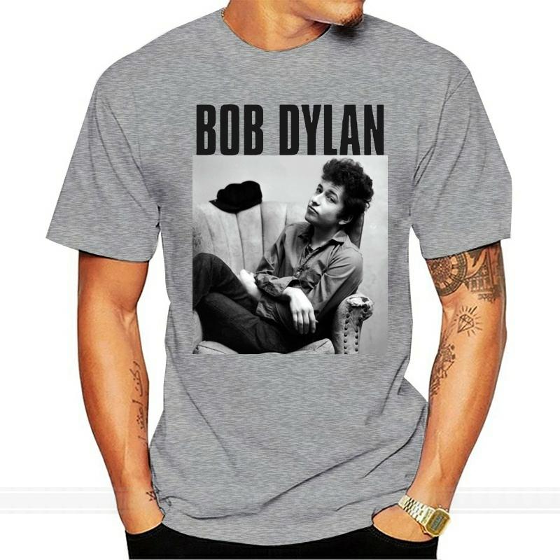 Bob Dylan Sitting T Shirt SMLXl2Xl New Hi Fidelity Merch Outfit Tee Shirt fashion tshirt men cotton brand teeshirt