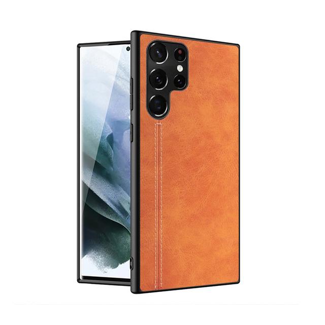 Роскошный ультратонкий кожаный чехол для Samsung Galaxy S22 Ultra S20 Fe S21 Plus 5g S 22 S22ultra A33 A53 A32 A12 A52s A72
