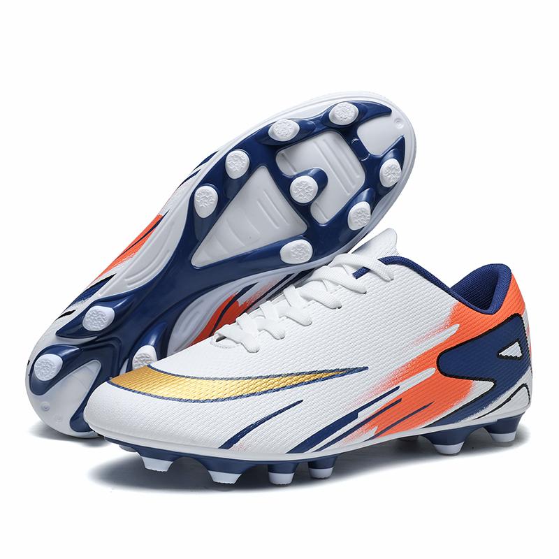 Новые мужские футбольные бутсы Мягкие тренировочные Профессиональные футбольные бутсы Унисекс Ультралегкие Дышащие Спортивные Шипы для травы Матчевые Кроссовки