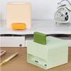 Dustproof Lid Press Cotton Swab Box Free-standing Hanging Cotton Swabs Holder  Home
