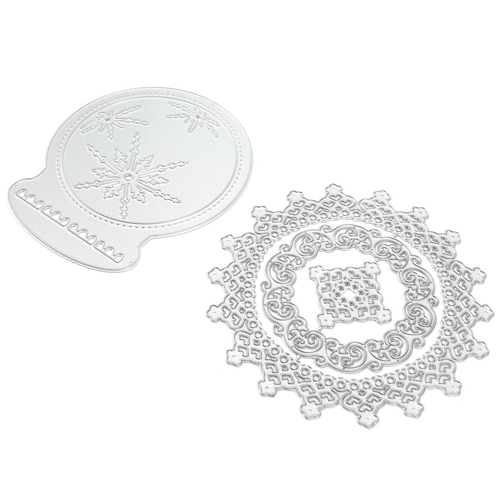 2 шт. режущие штампы для тиснения металла, углеродистая сталь, режущая машина для бумаги, ручной работы, цветок, Carvi