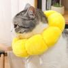 Protective Cat Collar for Neck Wound Protections Flower Elizabethan Circle Collar for Dogs Cats Post Surgery Recovery