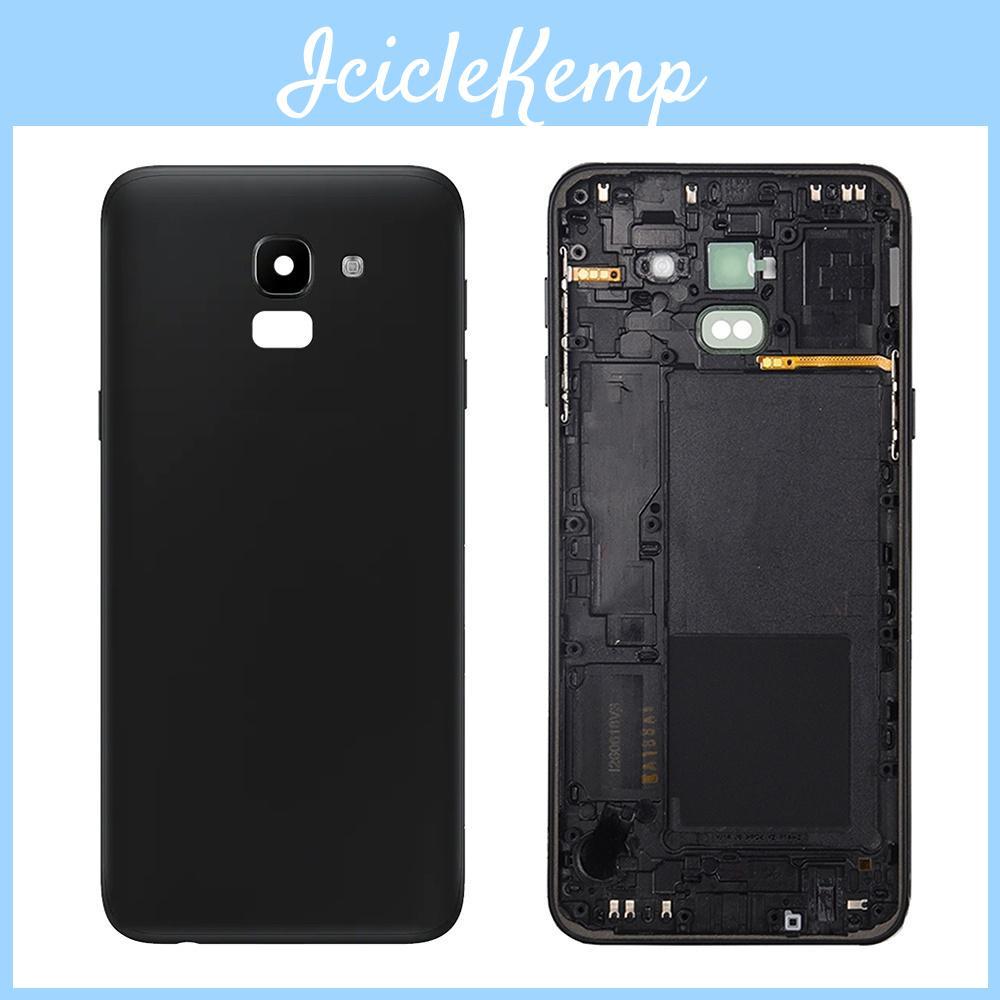 2018 Samsung J6 Galaxy Для J600 J600f Smj600f Задняя Панель Корпус Задней Крышки Аккумулятора Ремонтные Части С Камерой
