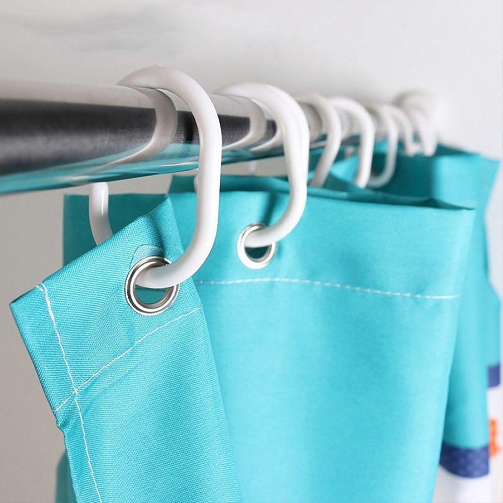 Bendable Hanging Replacement Bathroom Accessories Hooks Rings Loop Clip Curtain Rings Curtain Hook