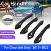 Накладка на наружную ручку двери из углеродного волокна для Chevrolet Onix II 2022, защитные аксессуары для автомобиля, Стайлинг