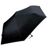 Sugihara TONICAL Folding Rain or Sun 55cm Black Solid Sun Rain UV Model 6915 Umbrella, Ultra-Lightweight, Umbrella, Mini, Laminated, Black,