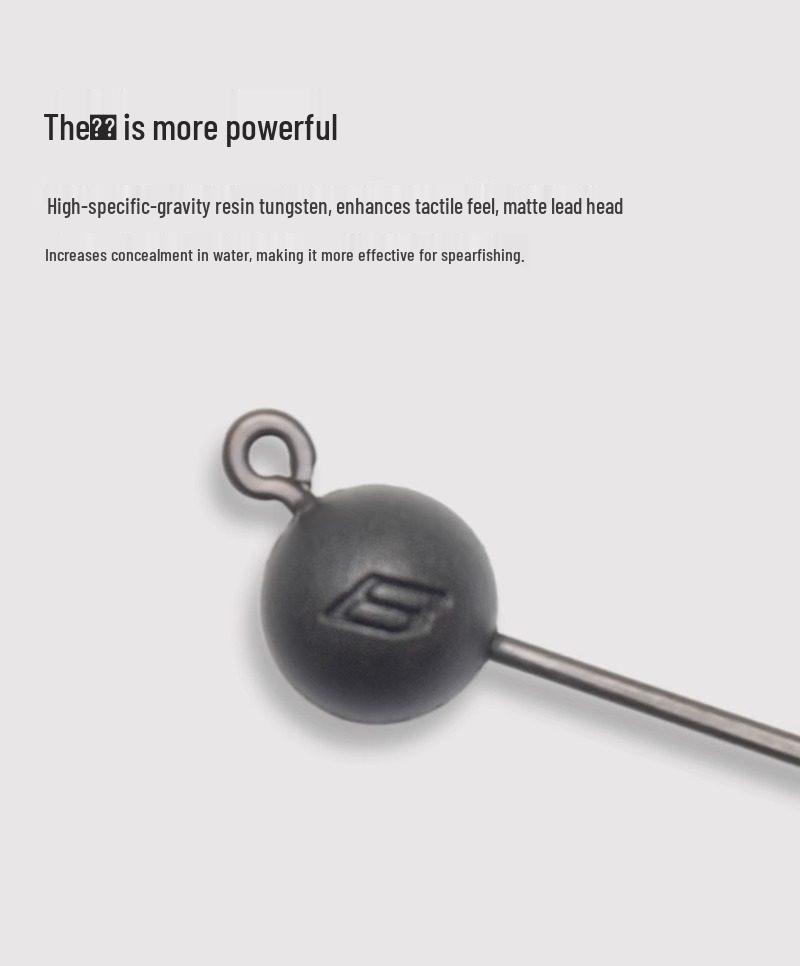 Микро-смоляные вольфрамовые джиги BKK 8007 Крючки Inchwacky Приманки для окуня и черви из мягкой приманки