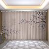 Китайские ретро-шторы на заказ Цветы Птицы Китайская живопись Декоративные шторы Классические полузатемняющие оконные шторы 2 панели