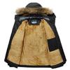 Men 's Casual Jacket Male Winter Parkas Fur Trench Thick Overcoat Windproof Heated Jackets Cotton Warm Coats Men