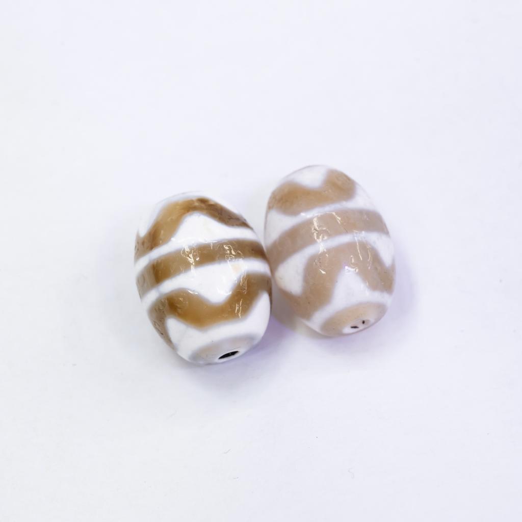 Tibetan daluo dzi beads loose beads, treasure bottle multi-totem agate dzi beads DIY Wenwan bracelet waist beads accessories