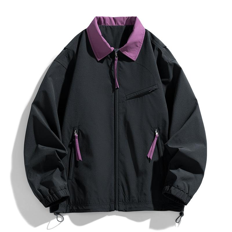 Jianheng Stand-up Collar Jacket Jacket Men's Spring and Autumn Business High-end Casual Top Trendy Brand High-end Jacket