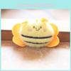 Adorable Bee Plush Keychain Stuffed Animal Toy Pp Cotton Material For Backpack Charm Gift Idea