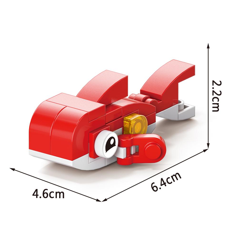 Мир Насекомых Животные Скорпион Богомол Муравьи Паук Птицы Морское Животное Строительные Блоки Игрушки Настольные Украшения Кирпичики Детский Подарок