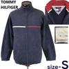 Zip-Up Knit Jacket Men’s S Navy High Neck(USED)
