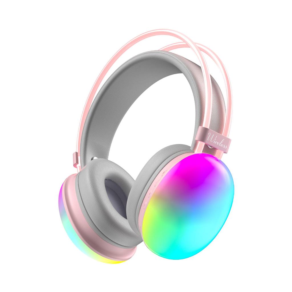 2025 YDM78 Полноразмерные Bluetooth-наушники с RGB-подсветкой и долгим временем работы от аккумулятора