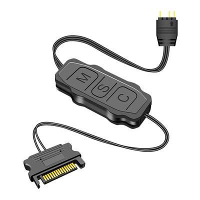 ARGB 5V 3PIN к SATA интерфейсный кабель-удлинитель мини-адаптер контроллер RGB синхронизирующий контроллер кабель для ПК вентилятор световая лента