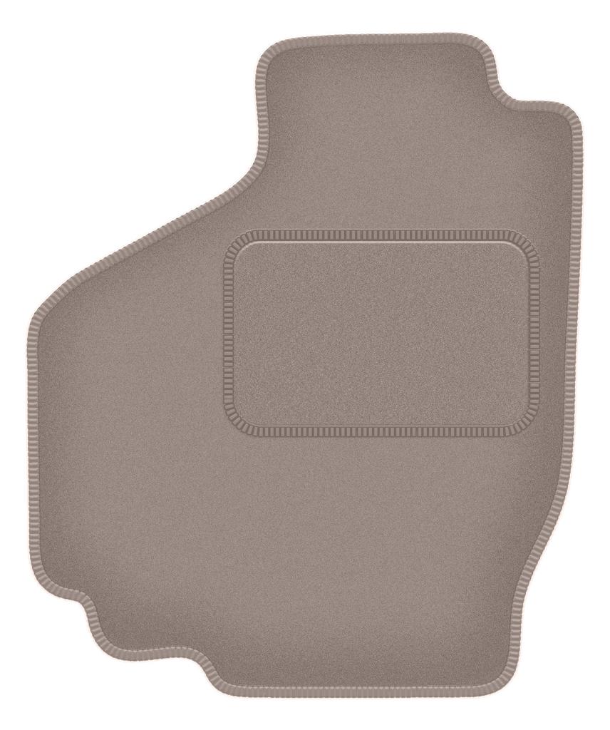 Beige driver's mat for: Suzuki Ignis I hatchback (2001-2008)