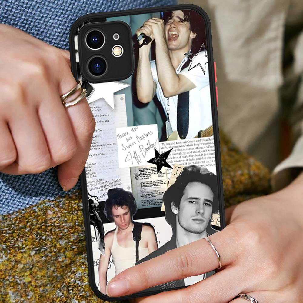 J-Jeff B-Buckley Phone Cases For IPhone 16 15 14 Plus 13 12 11 Pro Max Matte Oft Bumper Phone Cover