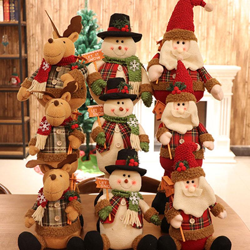 50/70/95 см Рождественская кукла-подъемник Рождественские украшения Статуэтки Новый год подарок на день рождения для детей Домашний отель Рождественские украшения