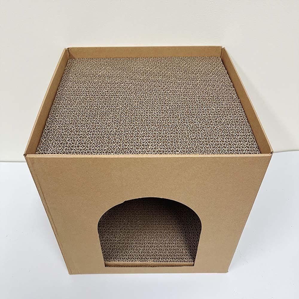 Защитная мебель для кошачьего дома Картонная коробка для кошек Когтеточка для кошек Коврик для домашних животных Игрушки для кошек