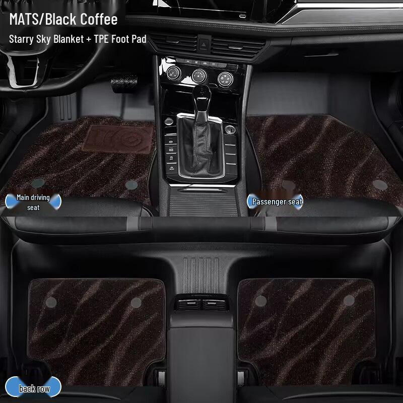 Hyundai I30 TPE Double-Layer Floor Mats: Full Surround, Waterproof, Wear-Resistant.