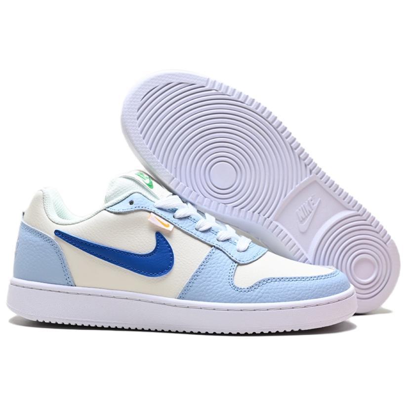 Nike Ebernon Casual Series Модные Удобные Прочные Низкие Кеды для Скейтбординга Мужские Кроссовки Сине-Белые HJ3490-141